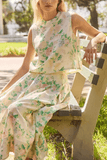 Hunter Bell Manning Top in Garden Rose Peony