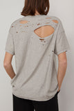 Interior Tops The Mandy T-Shirt in Gray Interior The Mandy T-Shirt in Gray
