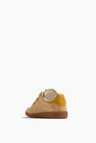 Isabel Marant Beth Sneaker in Beige/Golden Yellow