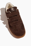 Isabel Marant Beth Sneaker in Chocolate/Milky White