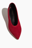 Isabel Marant Ebisa Heels in Scarlet Red
