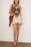 Isabel Marant Tops Feyza Top in Black/Ochre Isabel Marant Feyza Top in Black/Ochre