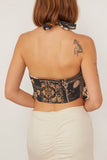 Isabel Marant Tops Feyza Top in Black/Ochre Isabel Marant Feyza Top in Black/Ochre