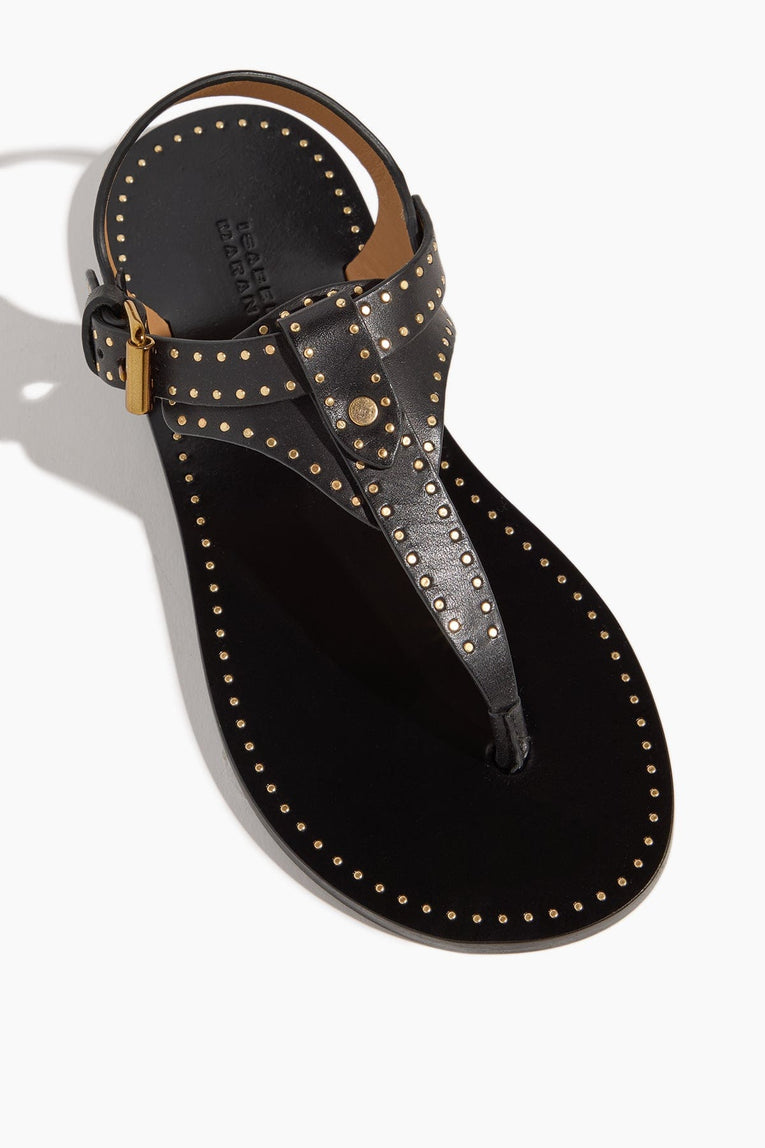 Isabel Marant Strappy Flat Sandals Joony Sandals in Black Isabel Marant Joony Sandals in Black