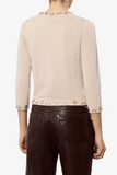 Isabel Marant Amaria Sequins Top in Beige