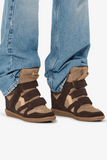 Bekett Sneaker in Chocolate/Sand Brown