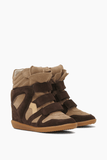 Bekett Sneaker in Chocolate/Sand Brown