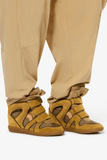Isabel Marant Bekett Sneaker in Khaki/Ochre