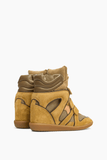 Isabel Marant Bekett Sneaker in Khaki/Ochre