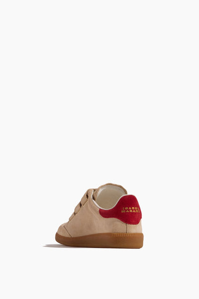 Isabel Marant Low Top Sneakers Beth Low Top Sneaker in Toffee/Red Isabel Marant Beth Low Top Sneaker in Toffee/Red