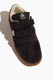Isabel Marant Beth Sneaker in Faded Black/Chalk