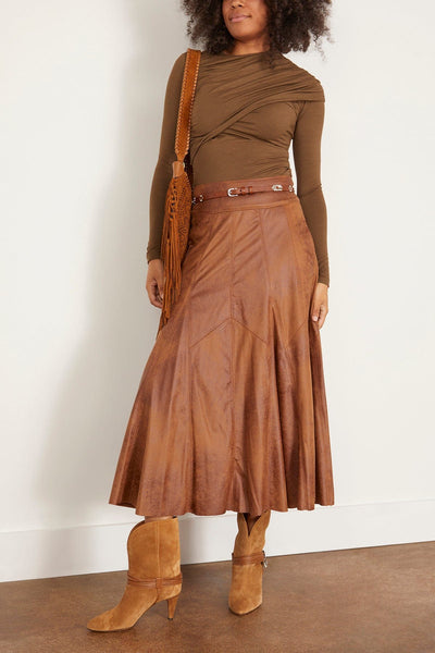 Isabel Marant Skirts Genevi Skirt in Cognac Isabel Marant Genevi Skirt in Cognac