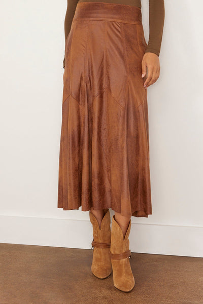 Isabel Marant Skirts Genevi Skirt in Cognac Isabel Marant Genevi Skirt in Cognac