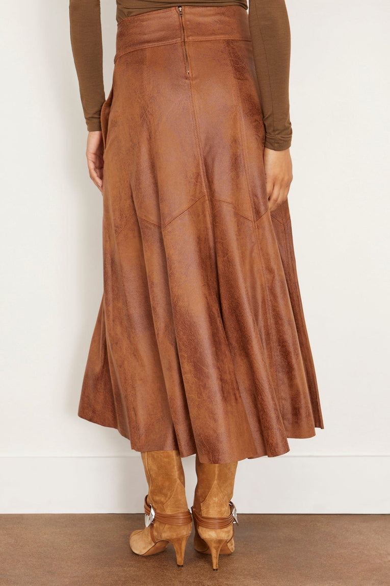 Isabel Marant Skirts Genevi Skirt in Cognac Isabel Marant Genevi Skirt in Cognac