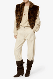 Jocya Vest in Brown
