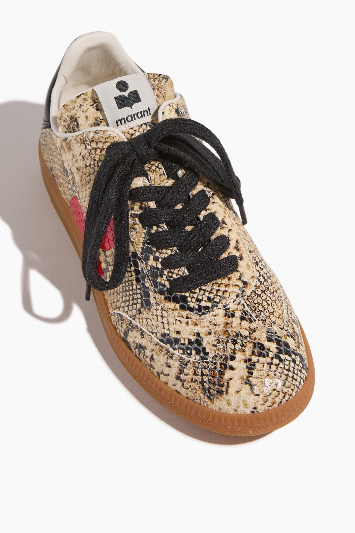 Isabel Marant Low Top Sneakers Kaycee Sneaker in Beige/Red Isabel Marant Kaycee Sneaker in Beige/Red