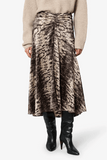 Isabel Marant Laren Silk Skirt in Beige