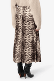 Isabel Marant Laren Silk Skirt in Beige