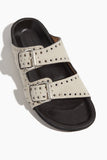 Isabel Marant Shoes Slide Sandals Lennyo Sandal in Beige Isabel Marant Lennyo Sandal in Beige