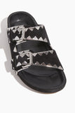 Isabel Marant Strappy Flat Sandals Lennyo Suede Sandal in Black/Silver Isabel Marant Lennyo Suede Sandal in Black/Silver