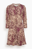 Isabel Marant Casual Dresses Octavia Dress in Purple/Ecru Isabel Marant Octavia Dress in Purple/Ecru
