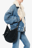Isabel Marant Oskan Soft Large Bag in Black