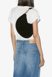 Isabel Marant Oskan Soft Zip Bag in Black