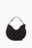 Isabel Marant Oskan Soft Zip Bag in Black