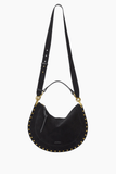 Isabel Marant Oskan Soft Zip Bag in Black