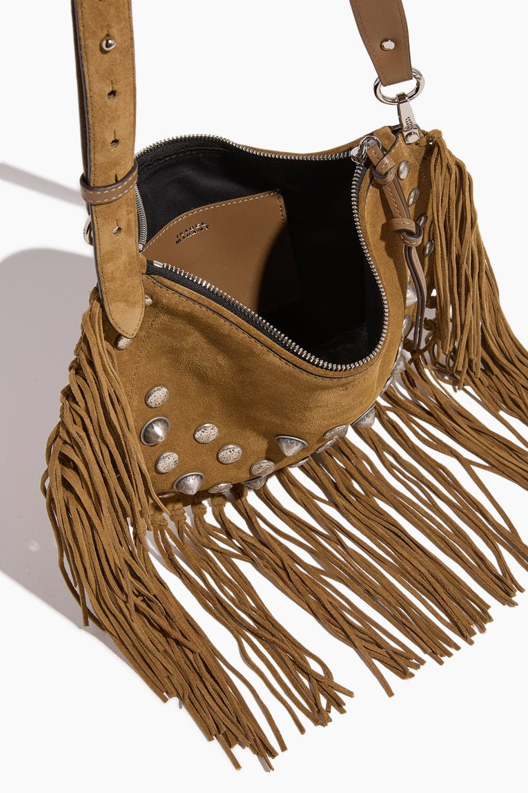 Isabel Marant Shoulder Bags Oskan Soft Zipped Shoulder Bag in Taupe Isabel Marant Oskan Soft Zipped Shoulder Bag in Taupe