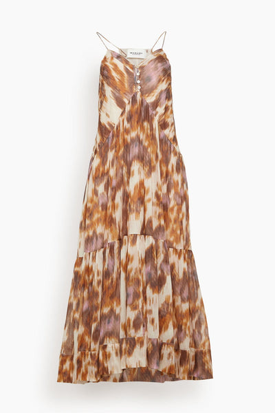 Isabel Marant Sabba Dress in Ecru/Ochre – Hampden Clothing