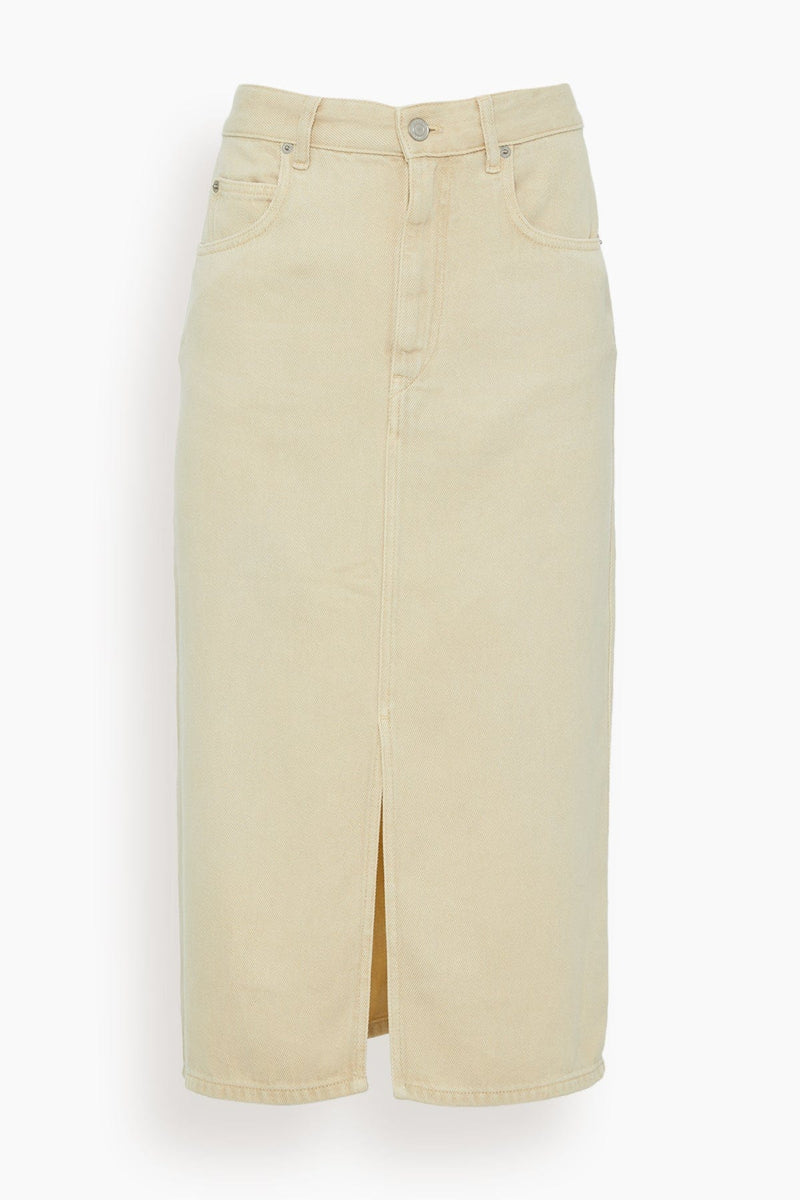 Etoile Isabel Marant Midi Skirt in Ecru – Hampden Clothing