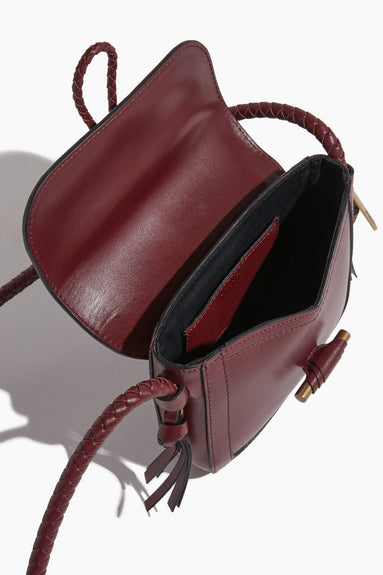 Isabel Marant Cross Body Bags Vigo Flap Bag in Burgundy Isabel Marant Vigo Flap Bag in Burgundy