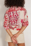 Isabel Marant Tops Nathy Top in Red/Ecru Isabel Marant Nathy Top in Red/Ecru