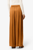Nolia Satin Pants in Caramel
