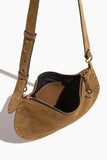 Isabel Marant Oskan Soft Zip Crossbody Bag in Taupe