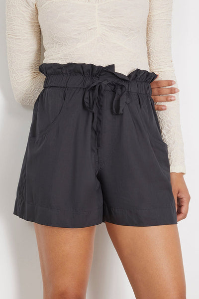 Hampden Clothing Shorts Hidea Short in Faded Black