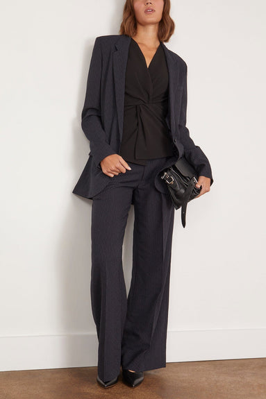 Isabel Marant Jackets Omelia Blazer in Midnight Blue/Ecru Isabel Marant Omelia Blazer in Midnight Blue/Ecru