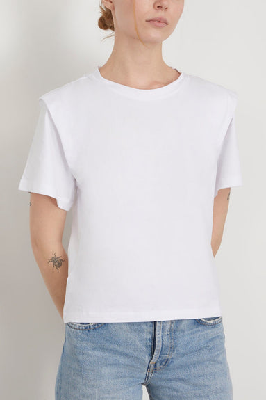 Isabel Marant Tops Zelitos T-Shirt in White Isabel Marant Zelitos T-Shirt in White