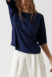 Jamie Haller The Boxy Tee in Navy