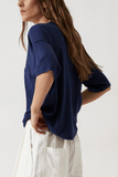 Jamie Haller The Boxy Tee in Navy