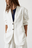 Jamie Haller The Oversized Blazer in White