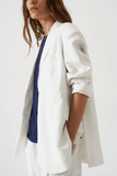 Jamie Haller The Oversized Blazer in White
