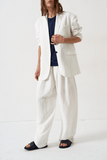 Jamie Haller The Tapered Trouser in White