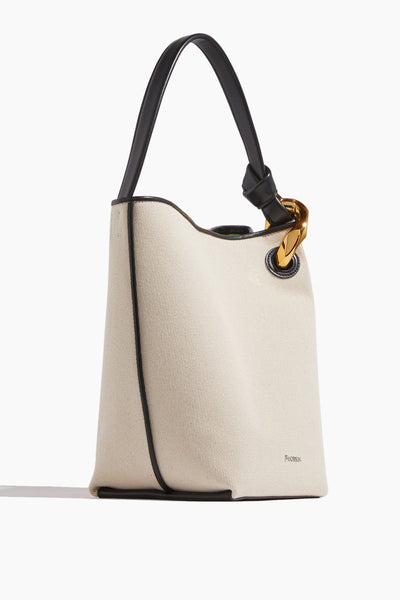 JW Anderson Shoulder Bags Corner Bucket Bag in Natural JW Anderson Corner Bucket Bag in Natural