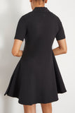 JW Anderson Casual Dresses Asymmetric Polo Dress in Black JW Anderson Asymmetric Polo Dress in Black