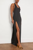 JW Anderson Cocktail Dresses Halterneck Slit Dress in Black JW Anderson Halterneck Slit Dress in Black