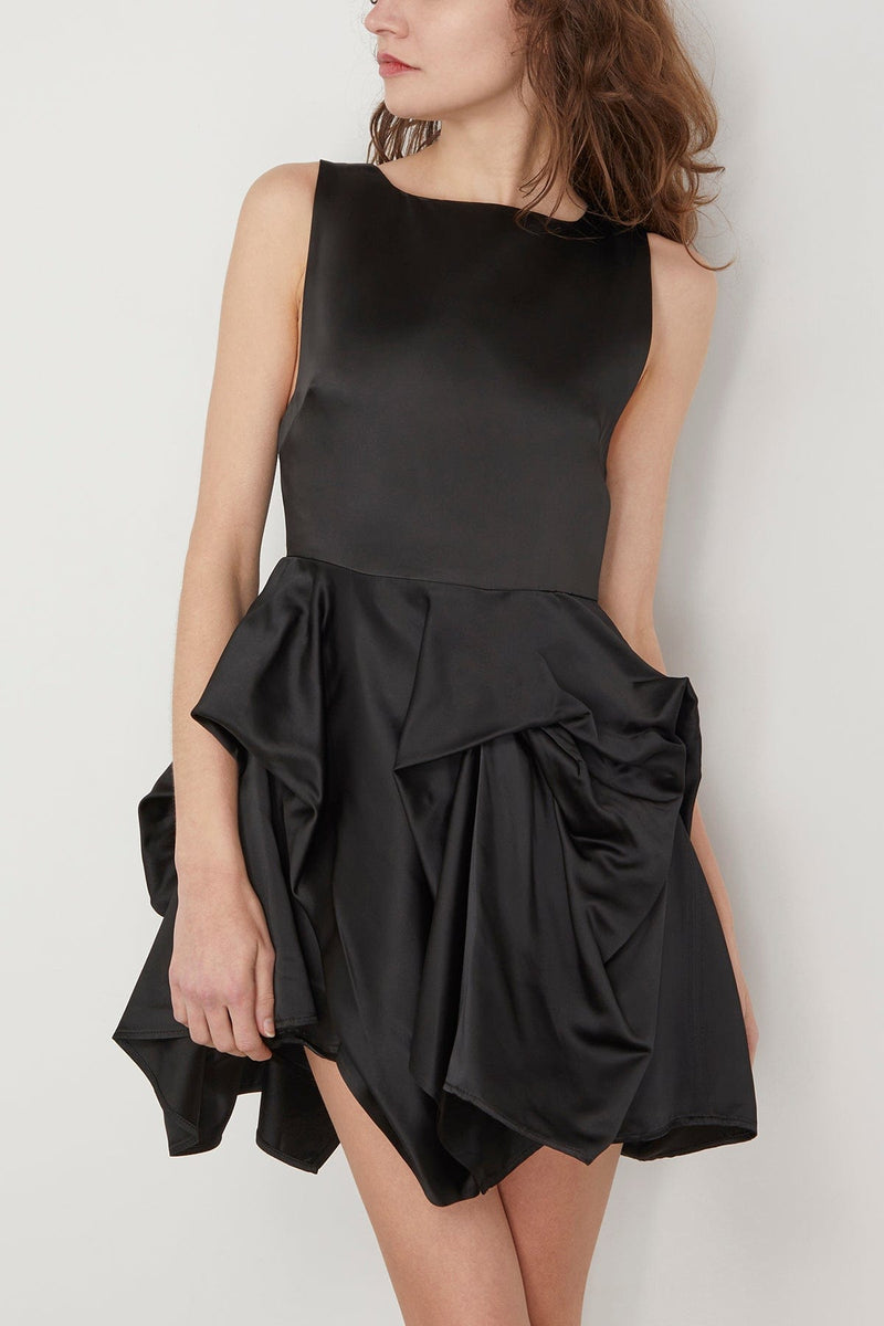JW Anderson Peplum Bustier Dress in Black – Hampden Clothing