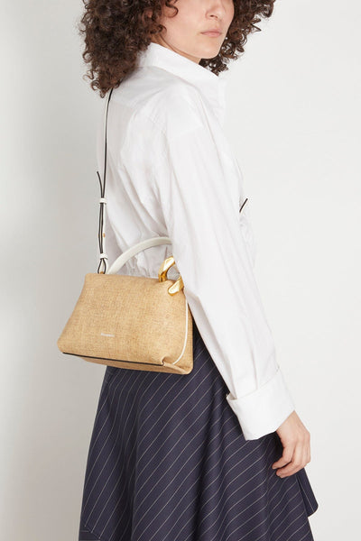 JW Anderson Top Handle Bags Small Corner Bag in Sand JW Anderson Small Corner Bag in Sand