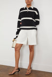 JW Anderson Tops Structured Polo Top in Black JW Anderson Structured Polo Top in Black